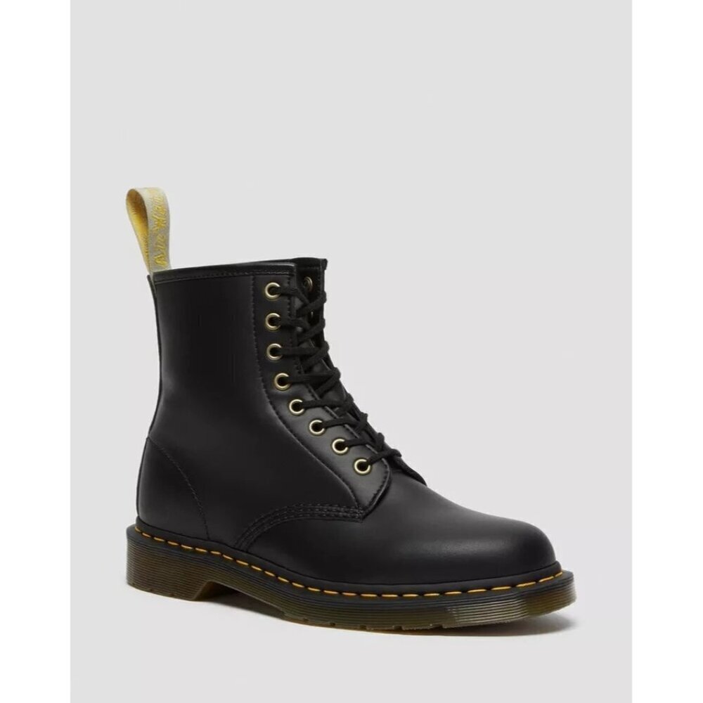 NEW Doc Dr. Martens Vegan 1460 Felix Lace Up Boots Black EU 36 US W 5 M 4